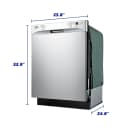 Element 24” Front Control Built-In Dishwasher - Stainless Steel (ENB6632PEBS) view 4