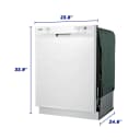 Element 24” Front Control Built-In Dishwasher - White (ENB6632PEBW) view 4