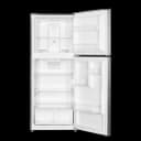 Element 10.1 cu. ft. Top Freezer Refrigerator - Stainless Steel view 3