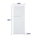 Element 10.1 cu. ft. Top Freezer Refrigerator - White view 4