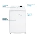 Element 3.9 cu. ft. Top Load Washer with Agitator - White (ENTW3925EW) view 4
