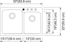 Ellipse Dual Mount Sink view 2