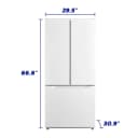 Element 18.4 cu. ft. French Door Refrigerator - White view 5