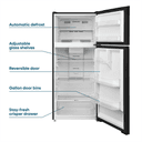 Element 16.0 cu. ft. Top Freezer Refrigerator - Black, ENERGY STAR view 6