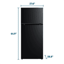 Element 16.0 cu. ft. Top Freezer Refrigerator - Black, ENERGY STAR view 7