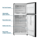 Element 18.1 cu. ft. Top Freezer Refrigerator - Black, ENERGY STAR view 5