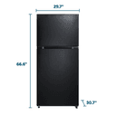 Element 18.1 cu. ft. Top Freezer Refrigerator - Black, ENERGY STAR view 6