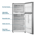 Element 18.1 cu. ft. Top Freezer Refrigerator - Stainless Steel, ENERGY STAR view 5