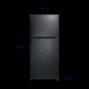 Element 20.5 cu. ft. Top Freezer Refrigerator - Black view 4