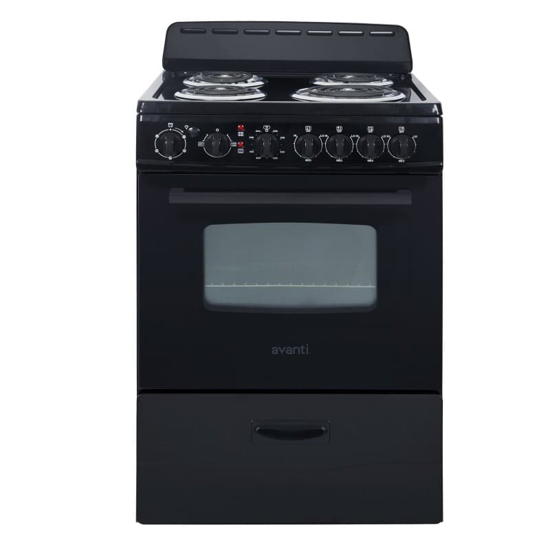 Avanti 24" Electric Range Oven with Framed Glass Door