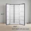 18.8 Cu. Ft. Side-by-side Refrigerator view 6