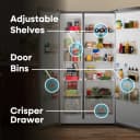 18.8 Cu. Ft. Side-by-side Refrigerator view 14