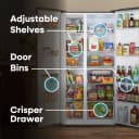 21.4 Cu. Ft. Side-by-side Refrigerator view 14