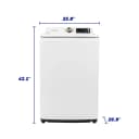 Element 4.1 cu. ft. Top Load Washer with Agitator - White (ETW4125CW) view 6