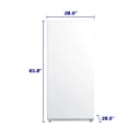 Element 13.8 cu. ft. Upright Convertible Freezer / Refrigerator - White (EUF14CDBW) view 3
