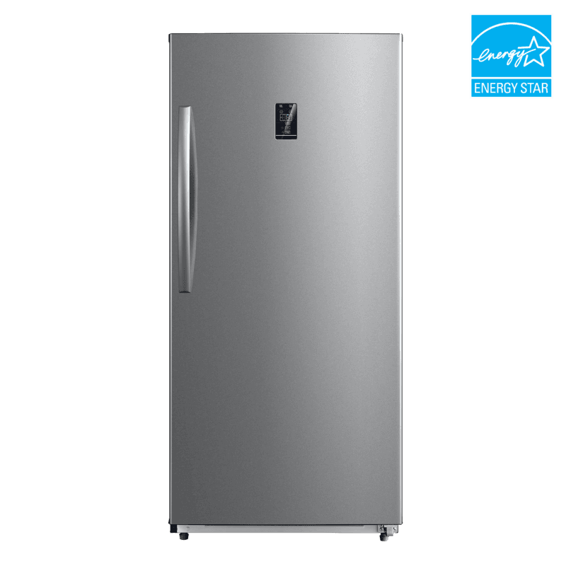 13.8 CF Upright Freezer Convertible, Glass Shelves, Digital Controls, E-STAR