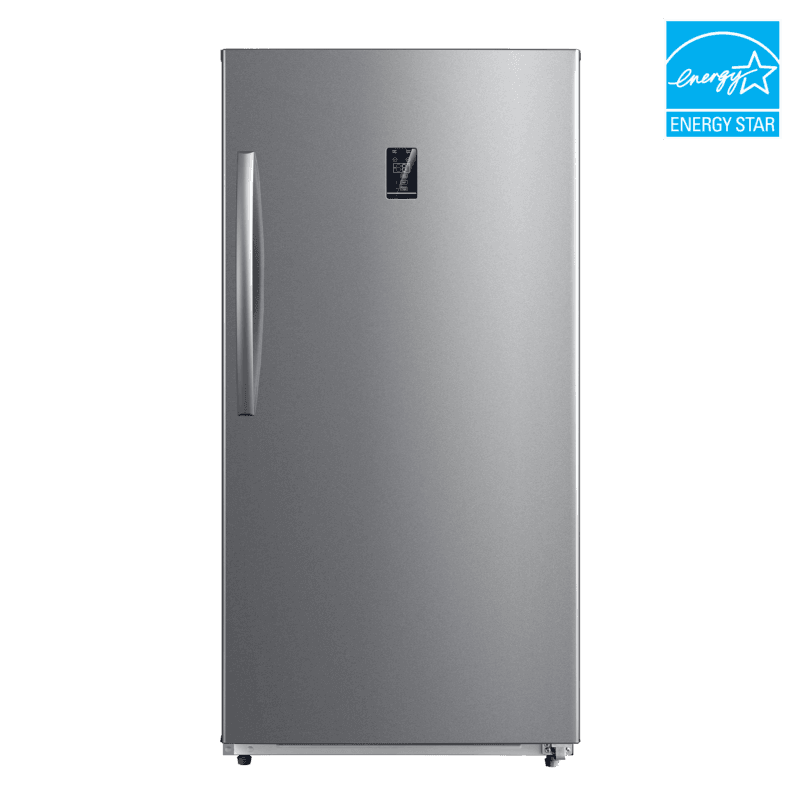17 CF Upright Freezer Convertible, Glass Shelves, Digital Controls, E-STAR