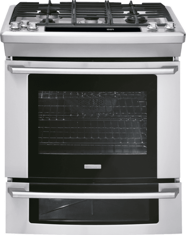 30" Dual-Fuel Built-In Range with Wave-Touch Controls