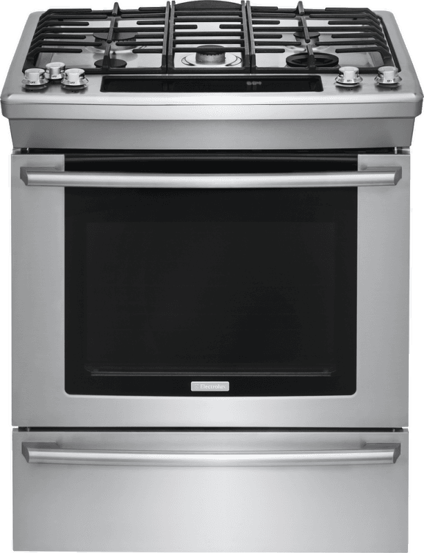 30" Dual-Fuel Built-In Range with Wave-Touch Controls