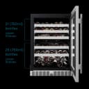 Cellara By 24 In., 46 Bottle Dual-zone Wine Cooler view 2