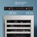 Cellara By 24 In., 46 Bottle Dual-zone Wine Cooler view 8