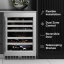 Cellara By 24 In., 46 Bottle Dual-zone Wine Cooler view 16