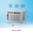 6,000 Btu Window Air Conditioner view 5