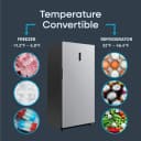 14.0 Cu. Ft. Upright Convertible Freezer/refrigerator view 9