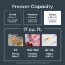 17.0 Cu. Ft. Upright Convertible Freezer / Refrigerator view 16