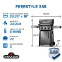 Freestyle™ 365 3-Burner, Gas Grill view 2