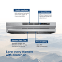 36-Inch Convertible Under-Cabinet Range Hood, 230 Max Blower CFM view 2