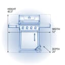Freestyle™ 425 4-Burner, Gas Grill view 9