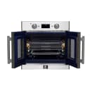 Gallico 30-Inch Electric French Door Wall Oven, Stainless Steel, True Convection, Air Fry, Self-Cleaning view 2