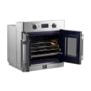 Gallico 30-Inch Electric French Door Wall Oven, Stainless Steel, True Convection, Air Fry, Self-Cleaning view 3