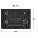 30" Gas Cooktop view 6