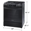 30" Gas Range with Steam Clean view 5