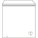 5.1 Cu. Ft. Manual Defrost Chest Freezer view 6