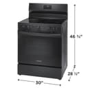 30" Electric Range view 3