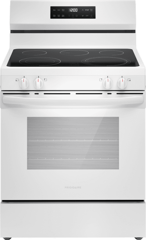 30" Electric Range with Steam Clean