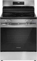 30-in Glass Top 5 Burners 5.3-cu ft Steam Cleaning Freestanding Electric Range view 1