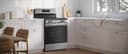 30-in Glass Top 5 Burners 5.3-cu ft Steam Cleaning Freestanding Electric Range view 2