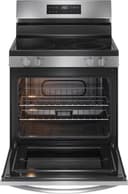 30-in Glass Top 5 Burners 5.3-cu ft Steam Cleaning Freestanding Electric Range view 3