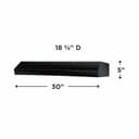 30" Overhead Range Hood view 2