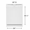 24" Dishwasher view 11
