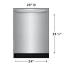 24" Dishwasher view 4