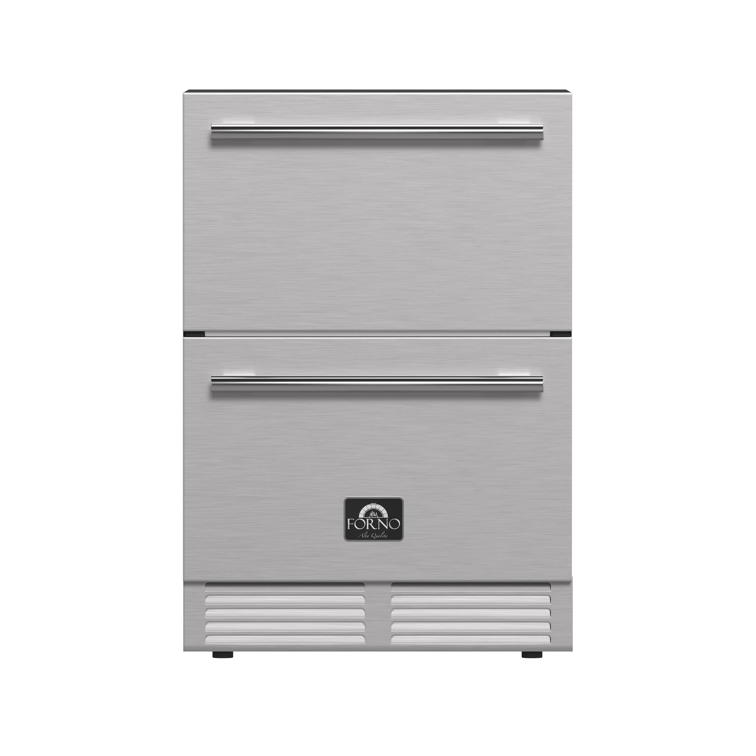 Cosenza 24" Built-In Indoor/Outdoor Drawer Freezer with Ice Maker, 4.69 cu.ft.