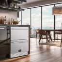 Cosenza 24" Built-In Indoor/Outdoor Drawer Freezer with Ice Maker, 4.69 cu.ft. view 7