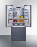 30" Wide French Door Bottom-Mount Refrigerator-Freezer view 5