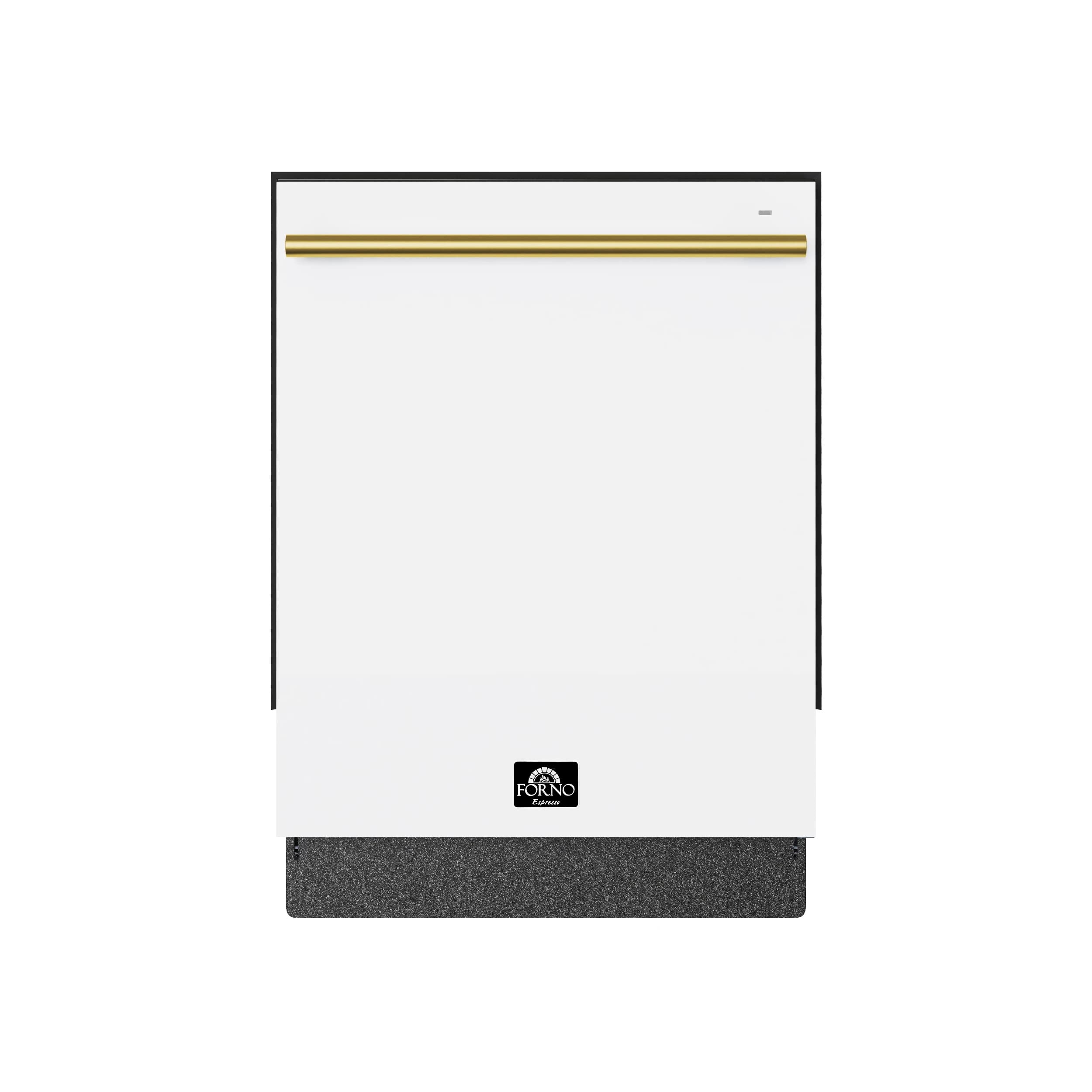 Romano Espresso 24-Inch Built-In Dishwasher, White Finish, Stainless Steel Tub, 49 dBA, Energy Star Certified