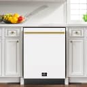 Romano Espresso 24-Inch Built-In Dishwasher, White Finish, Stainless Steel Tub, 49 dBA, Energy Star Certified view 8